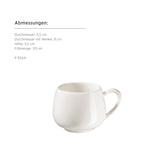 thumbnail of MÄSER Espressoobere 11 cl + Untertasse 12,5 cm, 4-er set, postsicher, Serie TAYA