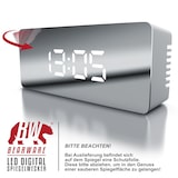 thumbnail of BEARWARE Wecker, LED Digital Spiegelwecker mit Nachtmodus & Temperaturanzeige, Kosmetikspiegel