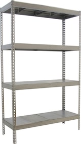 thumbnail of SimonRack Estantería Industrial, 2000x1800x750 mm, 400 kg de Punto Flexión, 4 Estantes Metálicos, Estantería Garaje, Galvanizado - Ecoforte