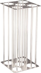 thumbnail of PROREGAL Bechereinsatz für Abfallbehälter Haiti mit Hebedeckel / Pedaleimer | 55 Liter, HxBxT 54x25,6x25,6cm | Silber