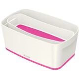 thumbnail of Aufbewahrungsbox MyBox Klein A5 mit Deckel ABS weiß/pink Packung mit 4 Stück