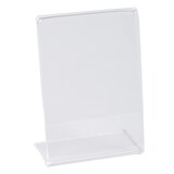 thumbnail of EXACOMPTA Segnaposto da tavolo per formato A7 verticale, cod. 87058HD in PMMA (acrilico) trasparente, resistente ai raggi UV. Confezione da 10 pz.