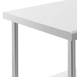 thumbnail of Royal Catering Edelstahltisch mit Rollen - PREMIUM - 60 x 60 cm - 120 kg -