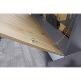 thumbnail of bümö Wandschreibtisch klappbar & abschließbar Mini-Office in Graphit/Asteiche