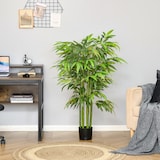 thumbnail of Bambú Artificial 140 cm con Maceta y Cañas Realistas Árbol Sintético Interior para Decoración de Hogar Oficina Interior