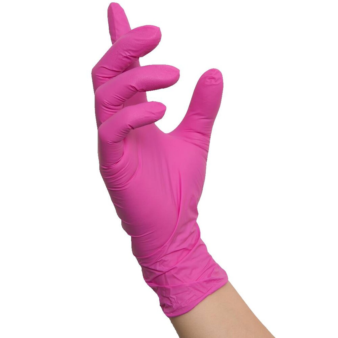 1000 Nitras CANDY WAVE Nitrilhandschuhe | Gr. L | pink | Einweghandschuhe