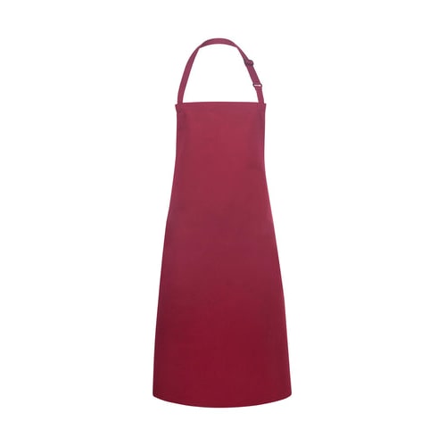 Bib Apron Basic: One Size / Bordeaux