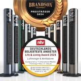 thumbnail of Brandson - Turmventilator mit Fernbedienung - Oszillation 60° - Standventilator - mobiler Lüfter - Tower Fan - 96 cm - 45W - Ventilator