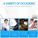 thumbnail of Souris Optique Sans Fil Pour Gaucher 2.4GHz 1000-1600DPI USB Ergonomique YONIS