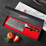 thumbnail of XinZuo - Damast-Hackbeil (chinesisches Kochmesser) - B13D Yu Serie