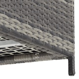 thumbnail of tectake Coffre de rangement avec cadre en aluminium et roues 297l, 117x54x64cm - gris - 404555