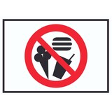 thumbnail of Essen und Trinken verboten Symbol Schild A3 (297x420mm)