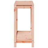 thumbnail of vidaXL Oppottafel met schap 108x35x75 cm massief douglashout