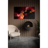 thumbnail of Planika - Lareira a bioetanol de parede e piso sem ventilação BEV, controle remoto, aço, parede e piso