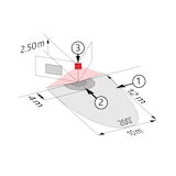 thumbnail of BEG Brück Electronic Bewegungsmelder LC-Click-N 200 weiß 91002