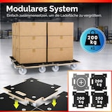 thumbnail of PROREGAL Profi Transportroller HERCULES BxT 39x39cm Traglast 200kg 4 Gummirollen & Griff Siebdruckplatte Rollbrett Modular Möbelroller Transporthilfe
