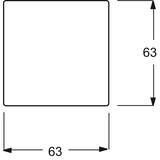 thumbnail of Busch-Jaeger Wippe alusi 1786/11-83 2CKA001751A3001
