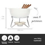 thumbnail of Boska Fondueset Party - Käsefondue - Fondue set - Fondue mit Brennpaste - Mit Teelicht - 750 ml - Keramik Fondue topf - Weiß