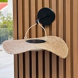 thumbnail of Lumisky Applique Murale Solaire CORALIA D32cm Rotin Beige