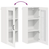 thumbnail of vidaXL Küchenwandschrank mit Regal Weiß 40 x 31 x 100 cm Holzwerkstoff