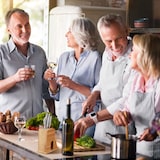 thumbnail of Relaxdays Messerblock unbestückt, Messeraufbewahrung breite Klingen, Messerständer universal, Bambus Messerhalter, natur