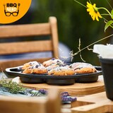 thumbnail of BBQ-Nerd® 6er Muffinbackform aus Gusseisen ? Cupcake Pan für Grill, Ofen & Dutch Oven ? Antihaft Muffinförmchen - Gusseiserne Muffinform mit Henkel