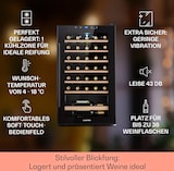 thumbnail of Klarstein Barossa 32 Uno Weinkühlschrank 1 Zone 95 Liter / 36 Flaschen Touch-Display Schwarz