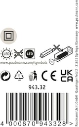 thumbnail of Paulmann LED Außenwandleuchte Ronea Dämmerungsgesteuerter Bewegungsmelder (IR)  IP44  180x250mm 3000K 10,5W 680lm 230V  Dunkelgrau Aluminium 94332