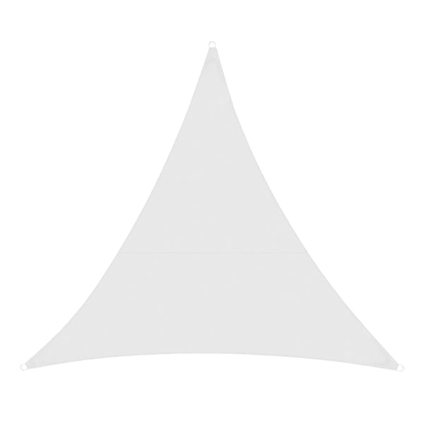 Sonnensegel Wasserabweisend / Dreieckig / Weiß / 3,6 x 3,6 x 5,1 m