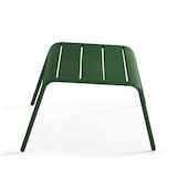 thumbnail of Poltrona relax e poggiapiedi in metallo Verde Bosco