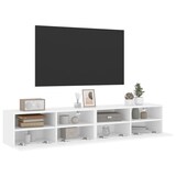 thumbnail of vidaXL TV-Wandschränke 2 Stk. Weiß 80x30x30 cm Holzwerkstoff