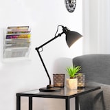 thumbnail of Relaxdays Zeitschriftenhalter Wand, A4-Querformat, 5 Fächer, Metall, Dokumentenablage HxBxT 40,5 x 32,5 x 10,5 cm, weiß