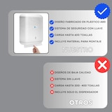 thumbnail of Dispensador de toallas de papel zigzag de hasta 600 toallas