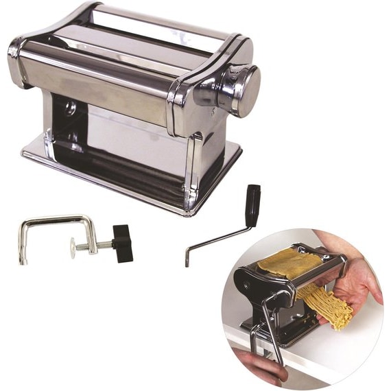 Handmatige Pastamaker - RVS Pastamachine - Zilver