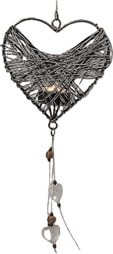 thumbnail of Windlichthänger Herz L77cm