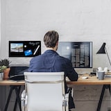 thumbnail of Relaxdays Magnettafel, beschreibbar, inkl. 3 Magnete & Stift, abwischbar, rahmenlos, Magnetboard Glas, 20x40 cm, schwarz