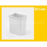 thumbnail of Hailo Inneneimer 1076119 hellgrau 20 Liter 320 x 226 x 350 mm 2 Henkel