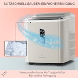 thumbnail of Albaron Eiswürfelmaschine Bullet-Eis 12 kg / 24 h 1,5 Ltr. Display Creme