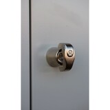 thumbnail of Spind Stahl Kleiderschrank Garderobenschrank 2 Abteile 1800 x 500 x 500 mm lichtgrau X-510100