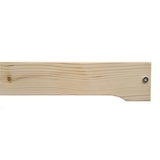 thumbnail of Extra niedriges Doppelbett 180x200 platzsparendes Loftbett Fichte Tanne geölt V-60.47-18 Rollrost und Matratze inkl.