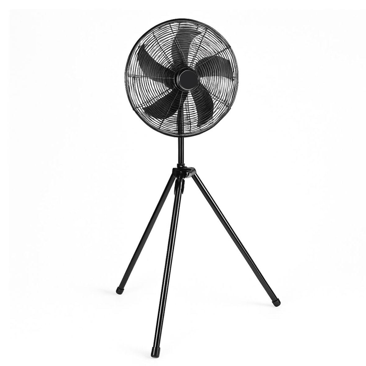 50W Design Standventilator, Einstellbares Teleskopstativ 125-145Cm, 3 Geschwindigkeiten Oszillierend Neigbar Lifetime Air