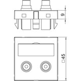 thumbnail of OBO Bettermann Multimediaträger MTG-2R L AL1 6105048