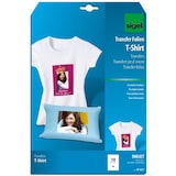 thumbnail of InkJet Transfer Folien für T-Shirts, für dunkle Textilien, inkl. Bügelpapier, 6 Folien