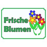 thumbnail of Verkaufsschild Schild Blumen A4 (210x297mm)