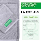 thumbnail of Benetton Conjunto de toalhas de banho 3Pcs (30X50+50X90+70X140Cm) 450 Gsm 100% Algodão Grey House Benetton