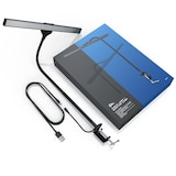 thumbnail of CSL Klemmleuchte, LED Monitorlampe, Bildschirmlampe mit Dimmfunktion, Monitor Leuchte / Lampe, Screenbar dimmbar, 3 Lichtfarben, schwenkbar