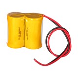 thumbnail of Akkupack 2,4V 4500mAh 4,5Ah für Notlicht Notbeleuchtung Notlampe Reihe m. Kabel D