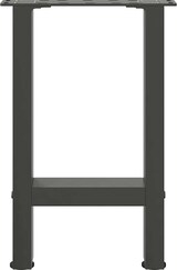 thumbnail of vidaXL Couchtischbeine Anthrazit 2 Stk. 28x(42-43) cm Stahl