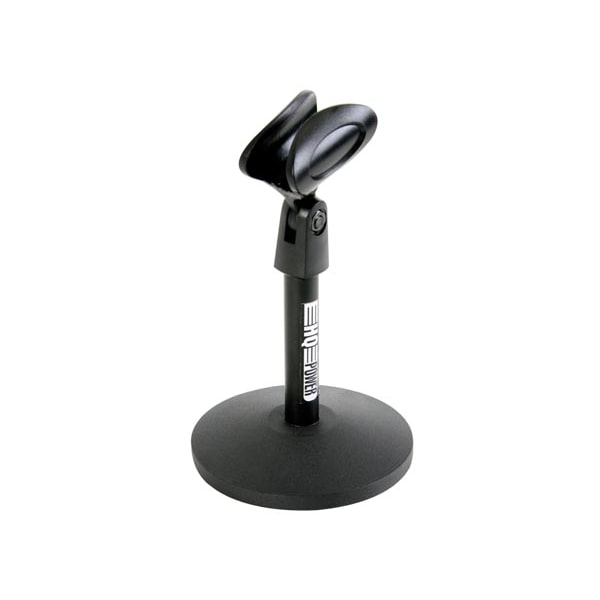 Pied de table pour microphone, incl. support de microphone