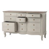 thumbnail of Commode 9 tiroirs Maddy beige -  Crème / Ivoire Rectangulaire Bois Amadeus 45.00x50.00 cm